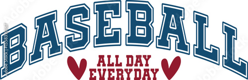 Baseball All Day Svg, Baseball Game Day Shirt Svg Cut File