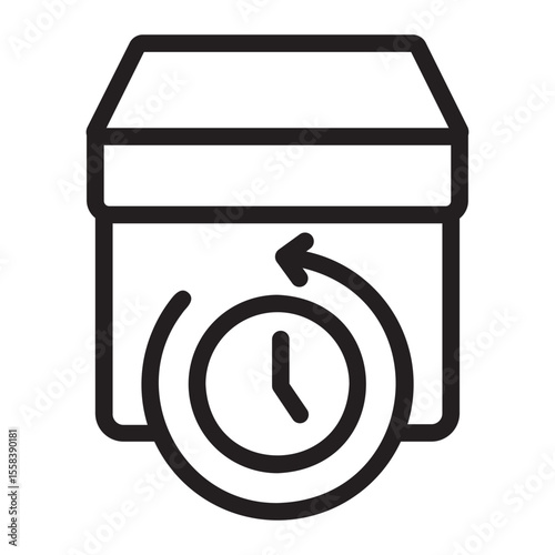 obsolete line icon