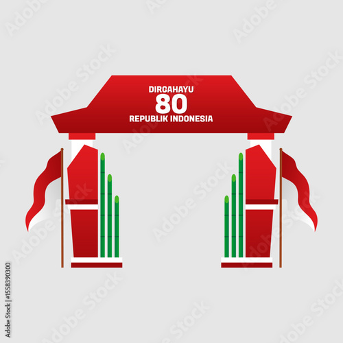 Independence Day Gate Vector Design