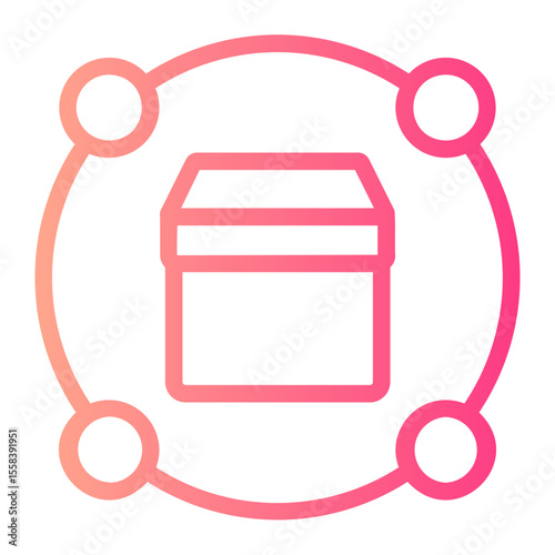 modeling gradient icon
