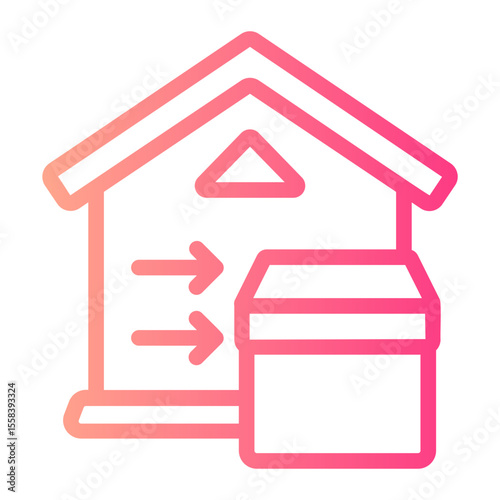export gradient icon
