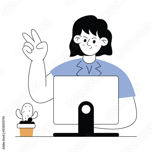 Outpatient Service Modern illustrations. Eps 10 file 
