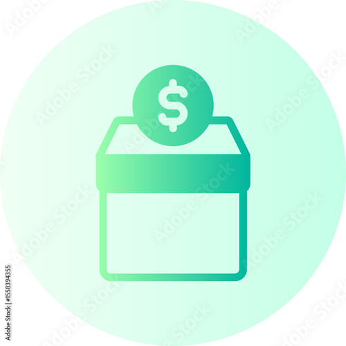 purchasing gradient icon