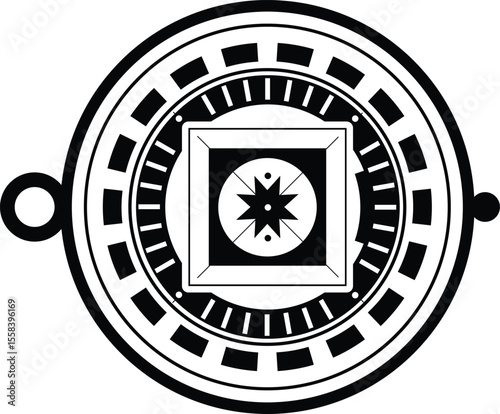 Hud circle vector, Clipart, Silhouette, Vector, icons, illustration, design.
