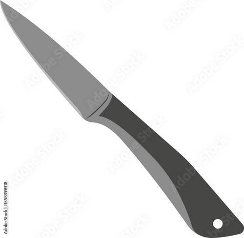 Vector icon of a kitchen knife.