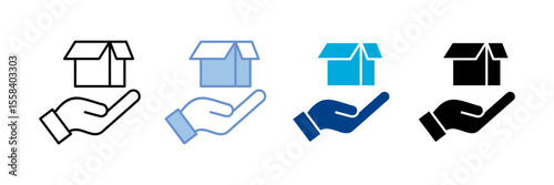 Product Icon set multiple style collection