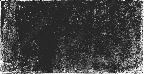 Texture of old surface on black background with white scratches. Worn, torn, weathered effect. Distressed black texture.Vector illustration, EPS 10.