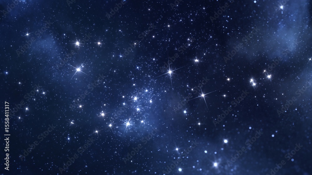 Fototapeta premium Starry Night Sky/輝く星空3
