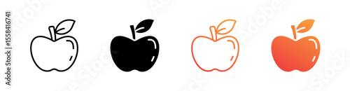 Apple Multiple Style Icon Set 