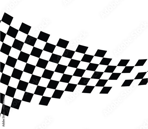 Racing cars and race car stripes set, checkered flag, finish line, motocross labels, dynamic lines, motorsport, racing stripe speed, automotive competition 