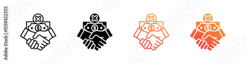 Corruption Multiple Style Icon Set 