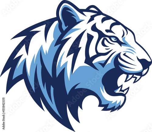 Blue Head for Esports Logo