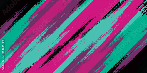 Car sticker wrap, banner, abstract, sporty lines, pink, blue, greenish, grunge, color combination