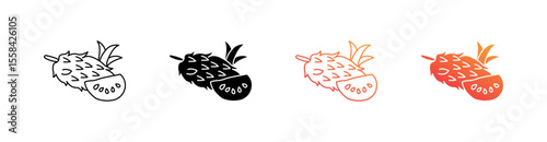 Soursop Multiple Style Icon Set 