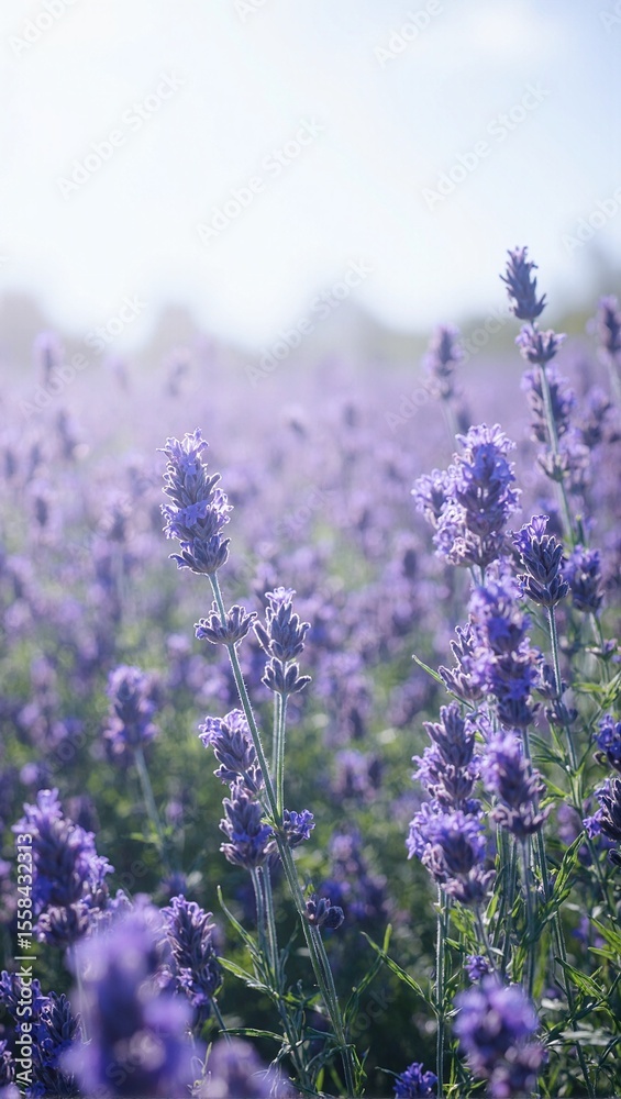 Obraz premium Lavender field in bloom