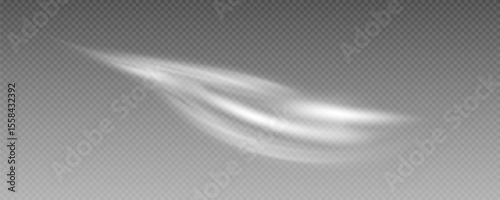 Fog or smoke, realistic white cloud, smoke from fire, smoke from work, steam, vector png.