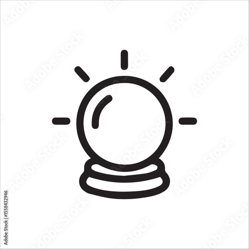 Bright idea symbol representing innovation creativity and solutions for modern concepts