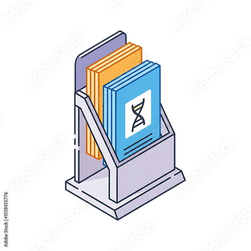 DNA testing samples in modern holder.