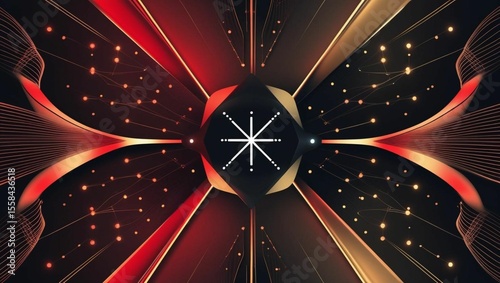 abstract red background