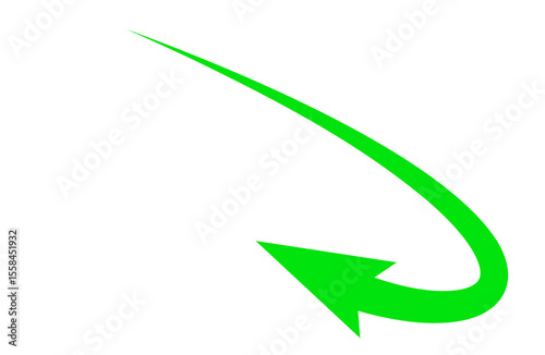 Arrow Set of turn flow arrow sign directions	