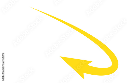 Arrow Set of turn flow arrow sign directions	