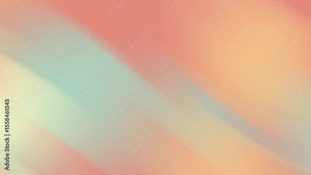 Abstração em tons pastel: Degradê suave de cores quentes e frias