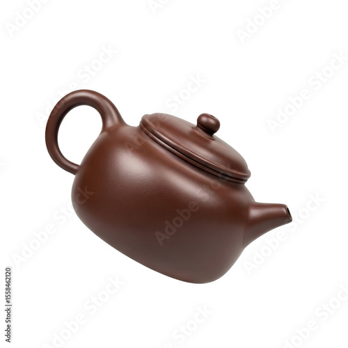 Wallpaper Mural Isolated brown teapot with lid on a transparent background Torontodigital.ca