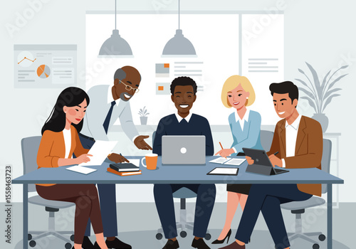 business people in a meeting