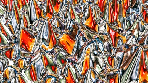 Surreal Lava Peaks, Chromatic Texture Avalanche
