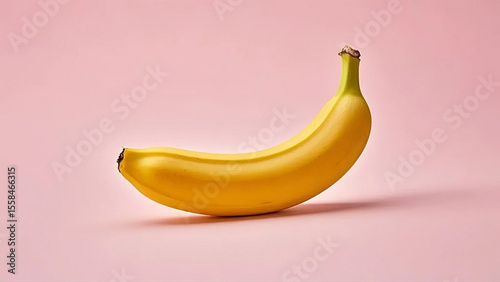 banana fruit on a minimalist background