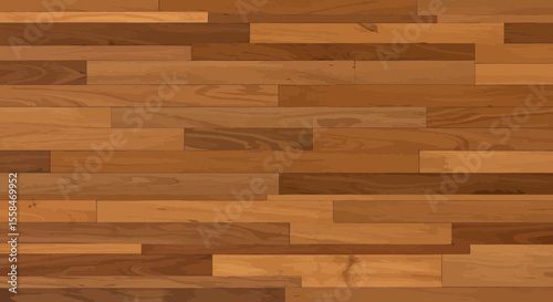 Warm and inviting wood floor vector texture for interior design projects