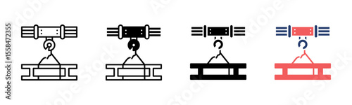 Faulty Equipment icon sheet multiple style collection