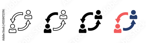 Alternative Work icon sheet multiple style collection