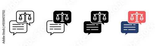 Contract icon sheet multiple style collection