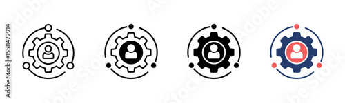 Humanity icon sheet multiple style collection