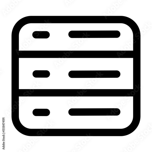 Data Server Editable Stroke Icon