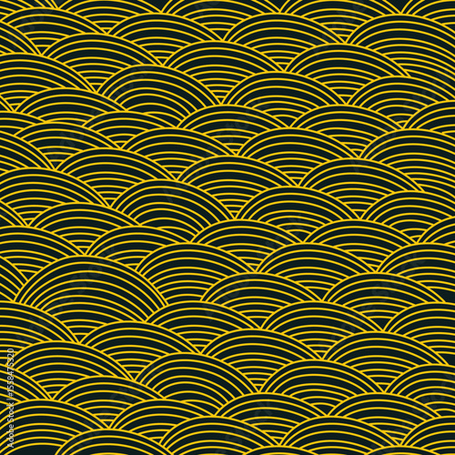Round lines Luxury trendy applicable design handsome abstract vector illustration artwork