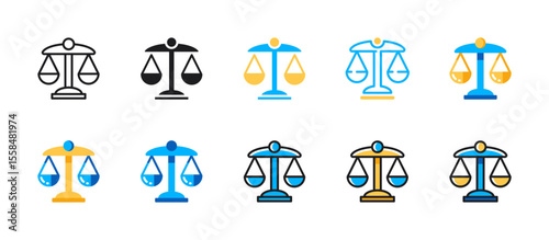 Law icon representing legal services, business regulations, corporate justice, compliance, legal protection, and policy enforcement.