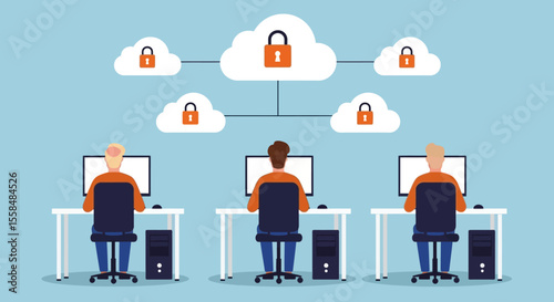 Secure Cloud Computing Data Protection and Collaboration for Multiple Users