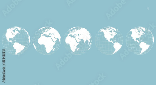 Global Perspectives A Series of World Map Illustrations
