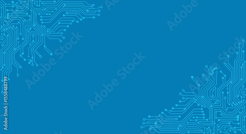 Abstract Technology Background Circuit Board Design, Digital Network, Electronic Pattern