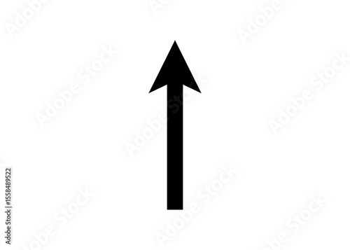 black straight arrow graph up ward direction icon png file type