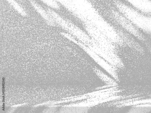 Abstract Illustration White Table with Tree Shadow in the Garden on Concrete Wall Texture Background, Suitable for Product Presentation Backdrop, Display, and Mock up.