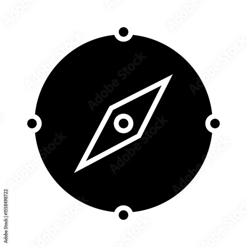 Military Compass Icon Design