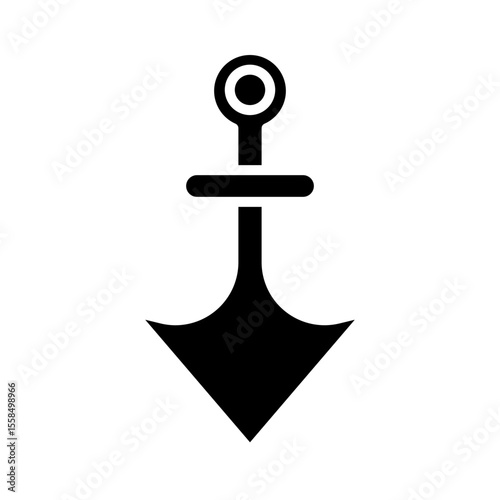 Naval Anchor Icon Design