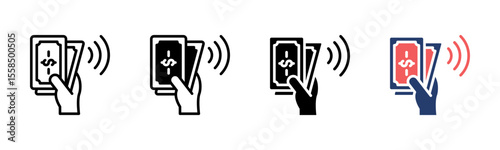 Payment icon sheet multiple style collection