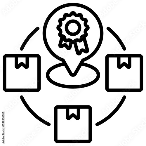 Brand Positioning Icon