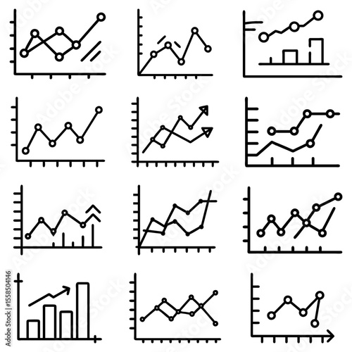 Collection of twenty four cybersecurity and network security related icons in a grid layout
