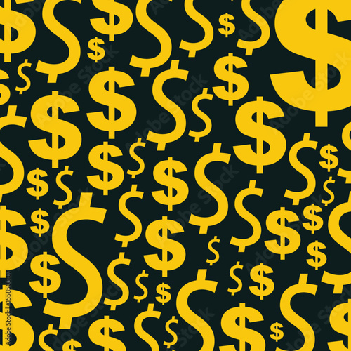 Dollar sign luxury trendy applicable design magnificent abstract vector illustration artwork
