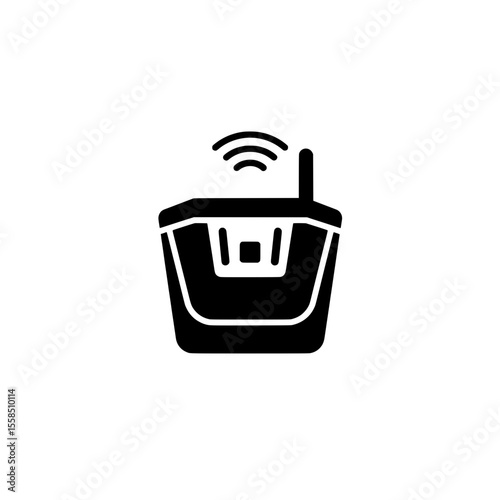 Modern Wireless Communication Device: A sleek, modern communication device, illustrated with a minimalist aesthetic. The image captures a sense of seamless connectivity, advanced technology.